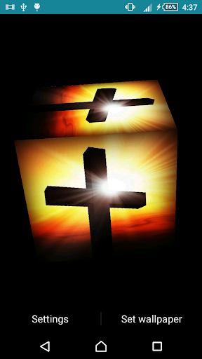 3D Holy Cross Live Wallpaper Screen 3