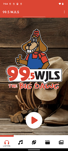 Android application 99.5 WJLS screenshort