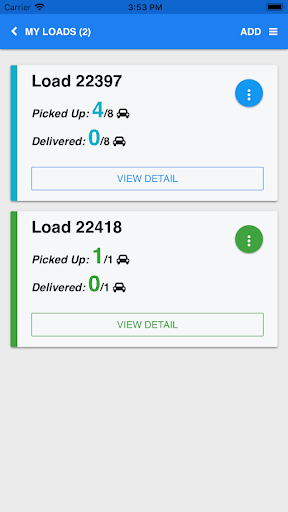 Android application Dismuke Transport EPOD screenshort