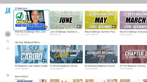 Screenshot of Justin Agustin Fitness