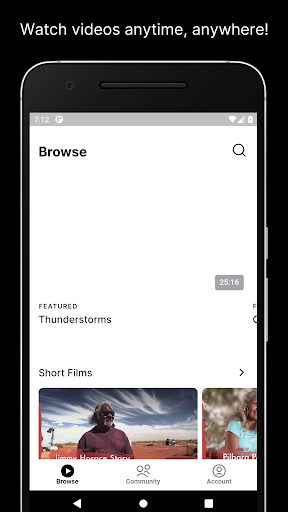 Android application INDIGIFLIX screenshort