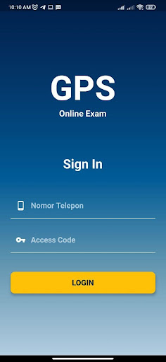 Android application GPS Online Exam screenshort