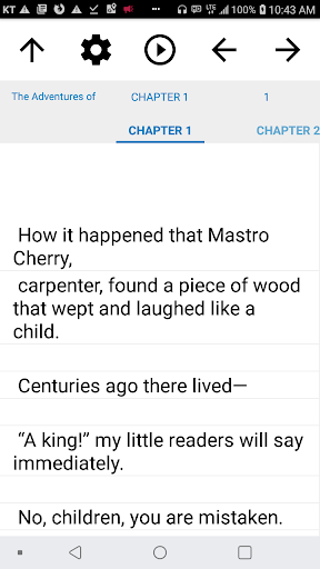 Book, The Adventures of Pinocc Screen 2