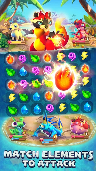 Monster Tales: Match 3 RPG 1.0.120 APK + Мод (Unlimited money) за Android