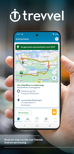 Android application Trevvel - klanten app screenshort