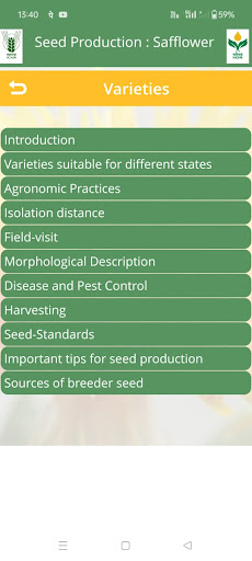 IIOR-Safflower Seed Production Screenshot 4 - AppWisp.com