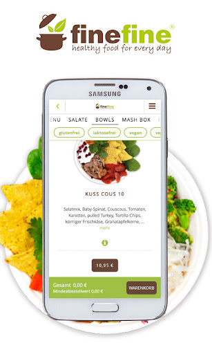finefine - healthy food Screen 3