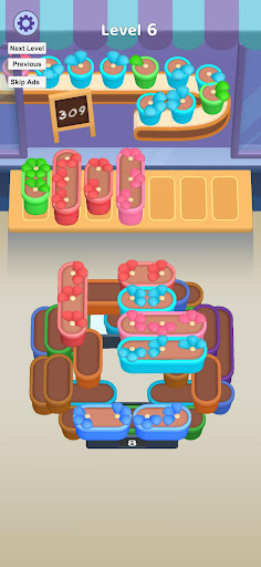 Flower Craze - 3D sorting game screenshot 11