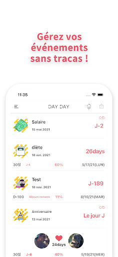 DAY DAY : compte à rebours screenshot 3