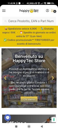 Android application HappyTec screenshort