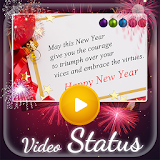 Video Status of New year 2018 icon