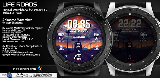 C06 - Life Roads Wear OS Screen 2