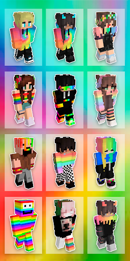 All Skins for Minecraft in 3D Screen 3