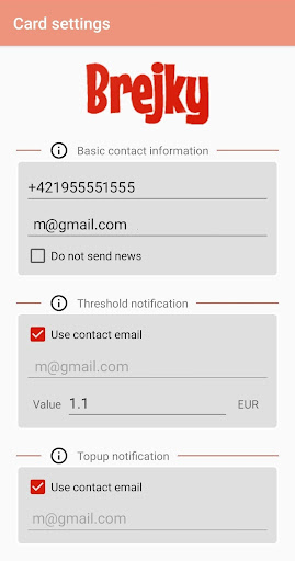 Brejky mobile Screen 3