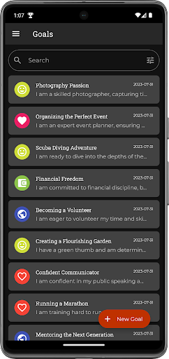 Lifetime Goals (Bucket List) Screenshot 4 - AppWisp.com
