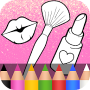  Glitter Beauty Coloring Book ❤ 