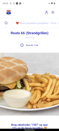 Android application Route 66 (Strandgrillen) screenshort