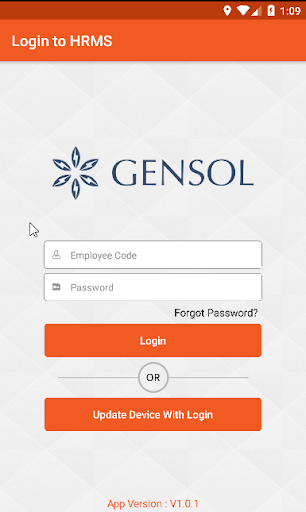 Gensol HRMS Screen 2