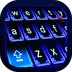 Cover Image of Descargar Tema del teclado azul  APK