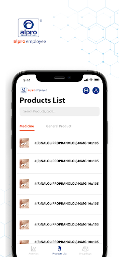 Android application Alpro Employee App screenshort