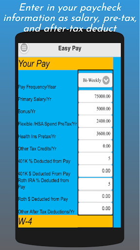 Android application My Pay screenshort