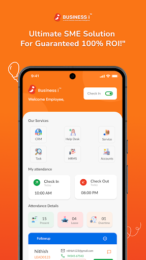 Android application Business i ERP screenshort