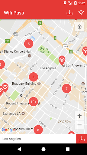 Android application Wifi Pass & Map screenshort