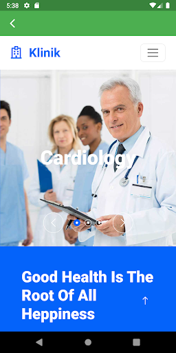 Android application YASHAR CLINIC screenshort