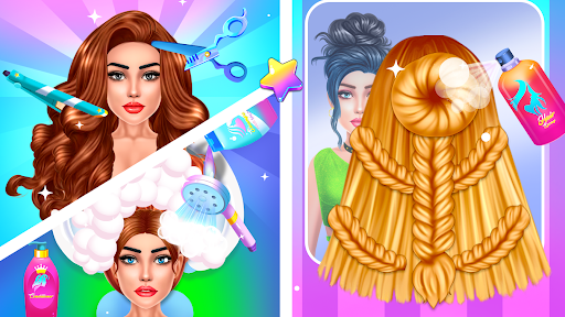 Realistic Girl Hair Salon screenshot 13