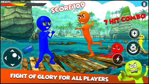 Super Hero Stickman Fight Game Screen 2