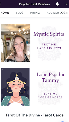 Psychic Text Readers Screen 2