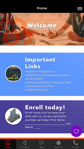 Android application VDC Bim Academy screenshort