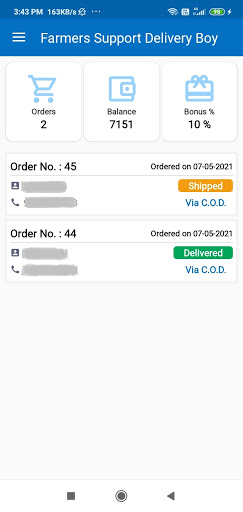 Farmers Support Delivery Boy Screen 3