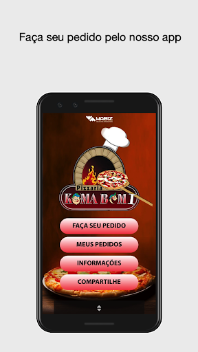 Android application Koma Bem 1 Pizzaria screenshort