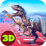 Jurassic Dinosaur Race 3D icon