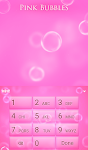 screenshot of Pink Bubbles Wallpaper