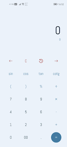 Android application Calculator screenshort