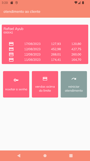 Meu Espaço Admin Screen 3