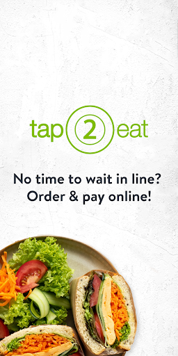 Android application tap2eat screenshort
