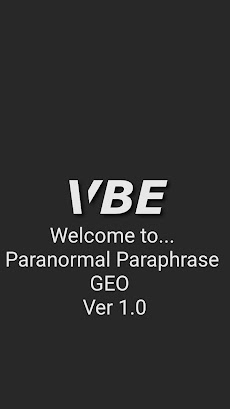 VBE PARANORMAL PARAPHRASE GEO ITCのおすすめ画像1