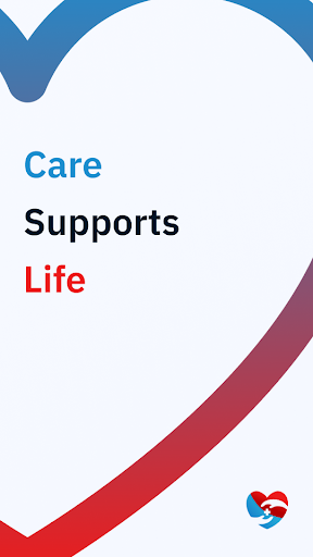Android application Care Supports Life screenshort