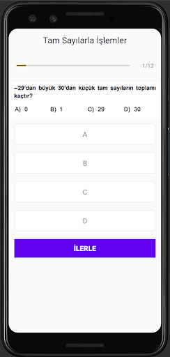 7. Sınıf Matematik (Pro) Screen 3