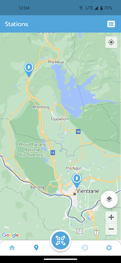 EV Station Pluz Blue Dot Screen 3