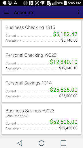 Android application First State Bank of Ness City screenshort