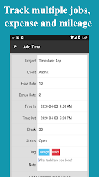 Timesheet - Work Hours Tracker