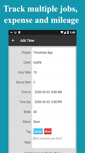 Timesheet - Time Card - Work Hours - Work Log 11.1.5-inApp screenshots 7
