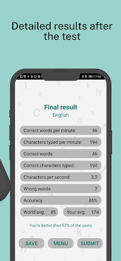 Fast Typing - Typing Test! Screen 3