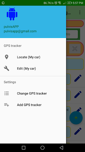 GPS Car Tracker Setting SMS Screen 2