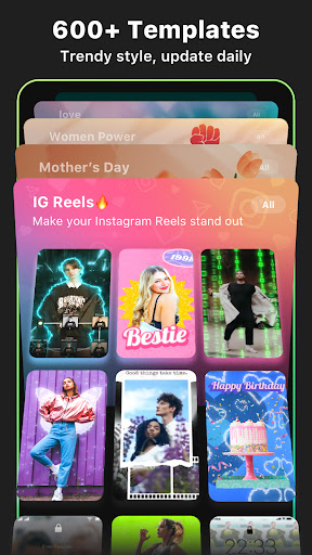 Android application Music Video Editor - inMelo screenshort