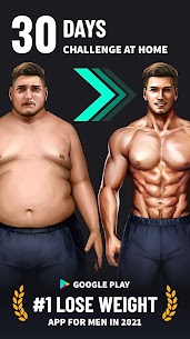Lose Weight App for Men MOD APK 1.1.5 (Premium Unlocked) 1